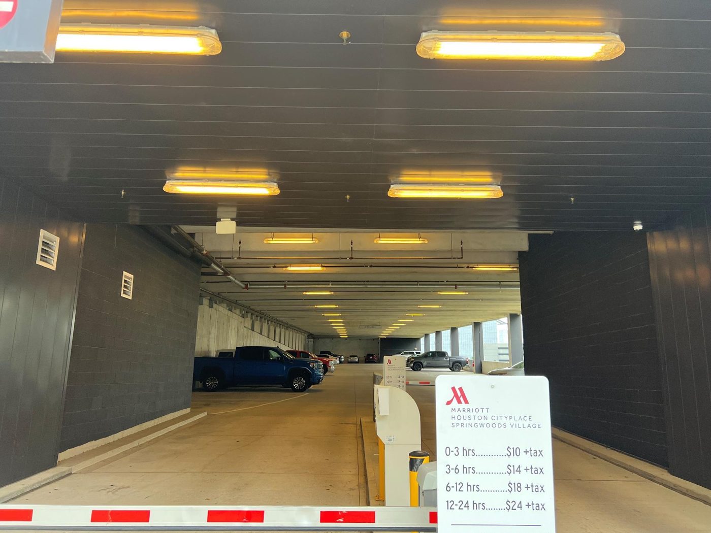 Springwoods Village Marriott before LED retrofit